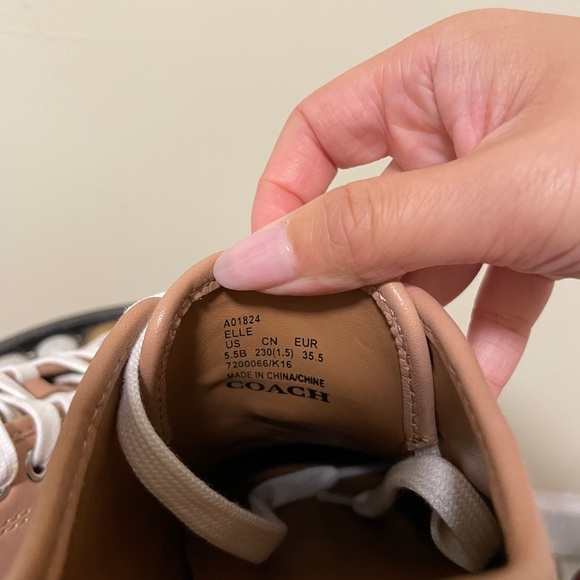 Coach Elle Sneakers US5.5 - Picture 6 of 7
